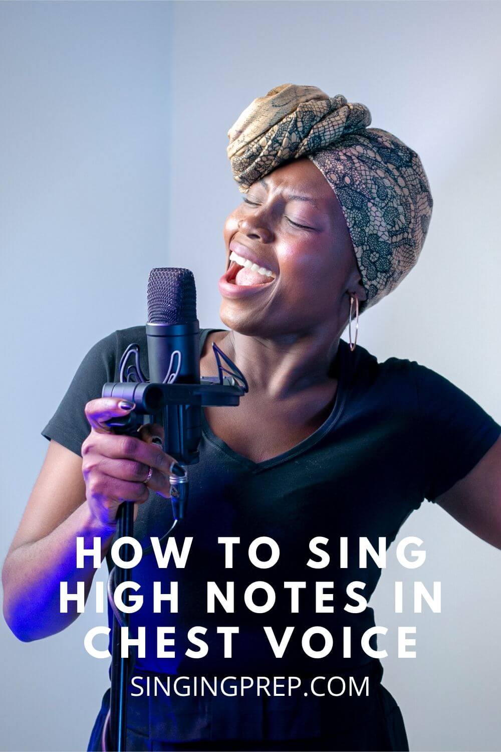 How to sing high notes in chest voice pin