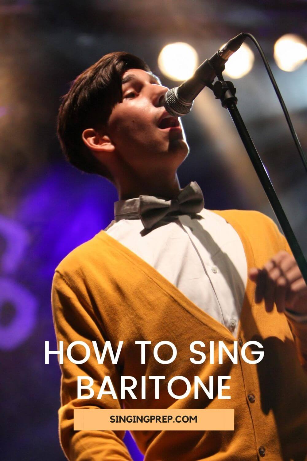 How to sing baritonee pin