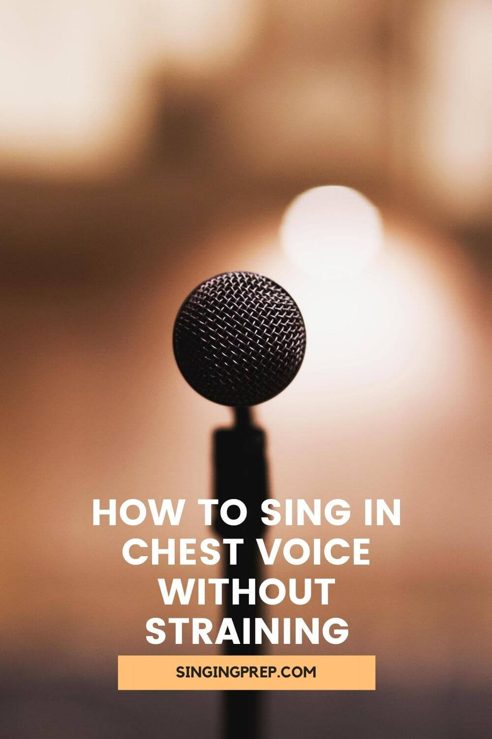 How to sing in chest voice without straining pin