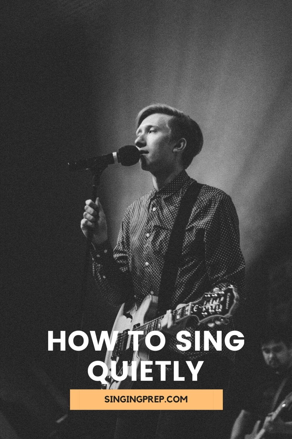 How to sing quietly pin