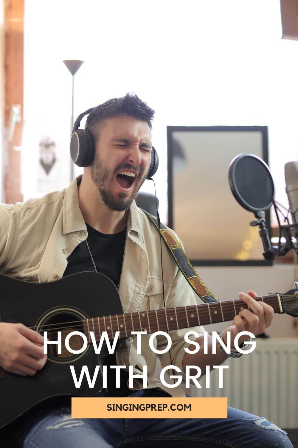 How to sing with grit pin