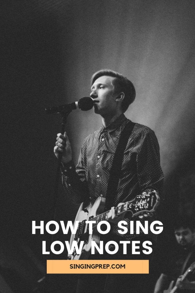 How to sing low notes