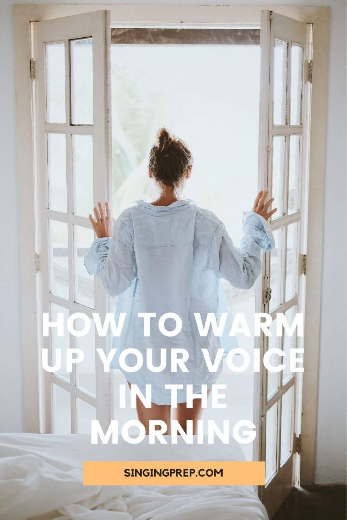 How to warm up your voice in the morning