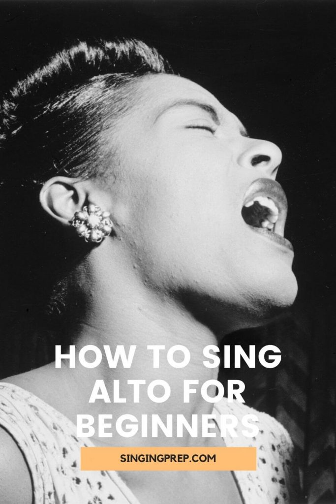 How to sing alto for beginners