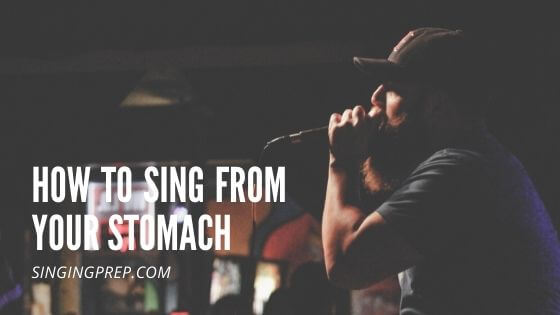 How to sing from your stomach featured