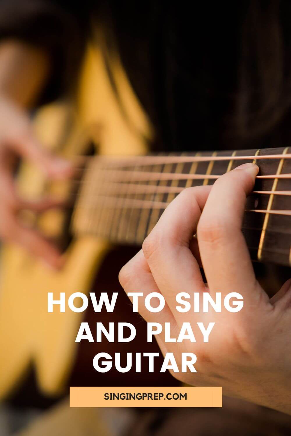 How to sing and play guitar pin
