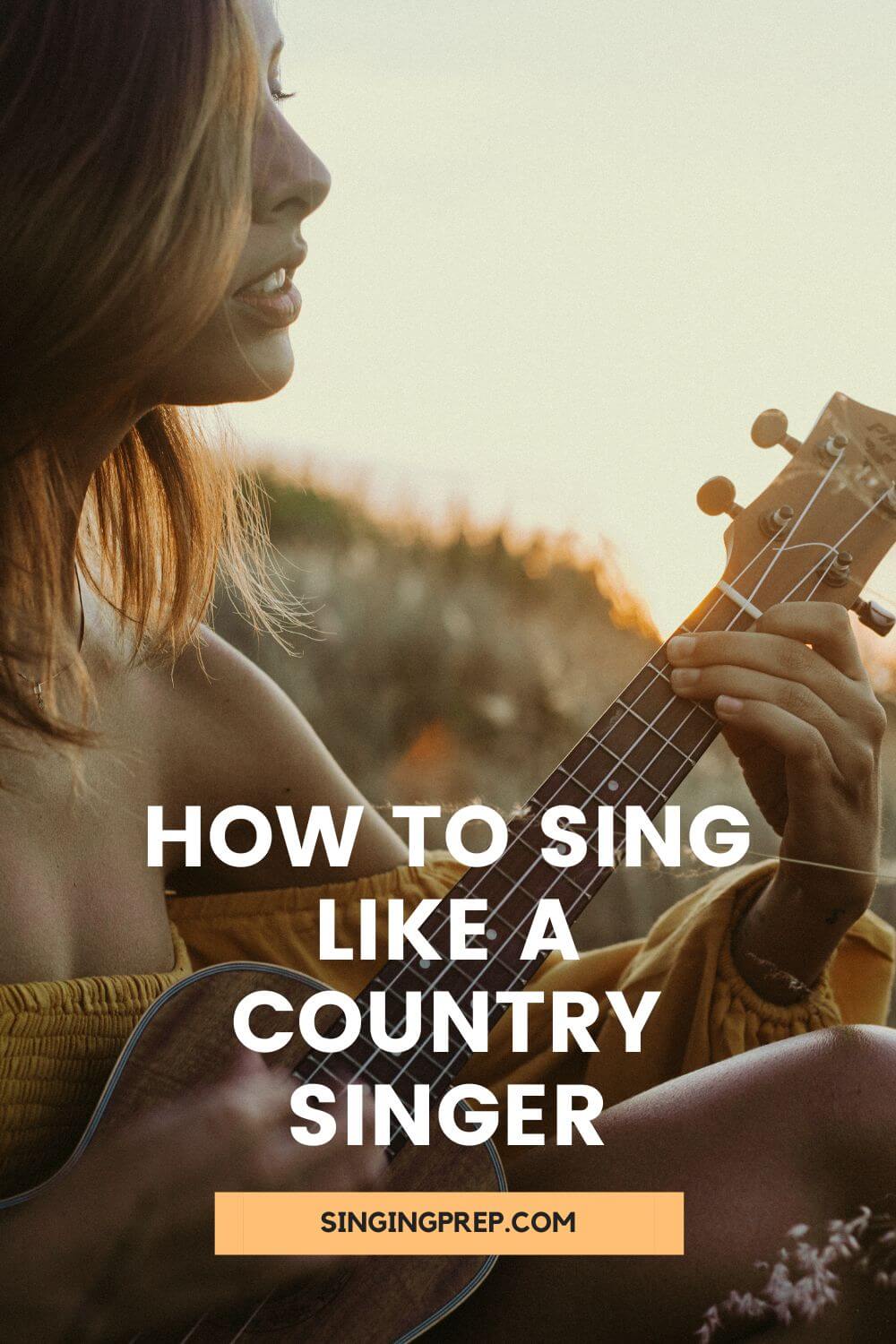 How to sing like a country singer pin